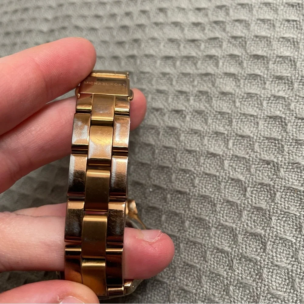 Michael‎ Kors Madison Watch Womens Rose Gold Tone Stainless Steel